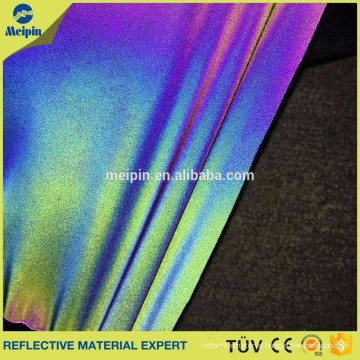 Silver Rainbow and Other Color High Visibility Reflective Stretch Fabric/ Reflex Materials